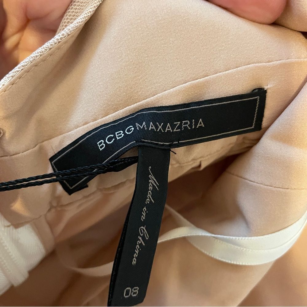 NEW WITH TAGS BCBG MAXAZRIA FORMAL RIESE TULLE APPLIQUÉ MAXI - Picture 14 of 15